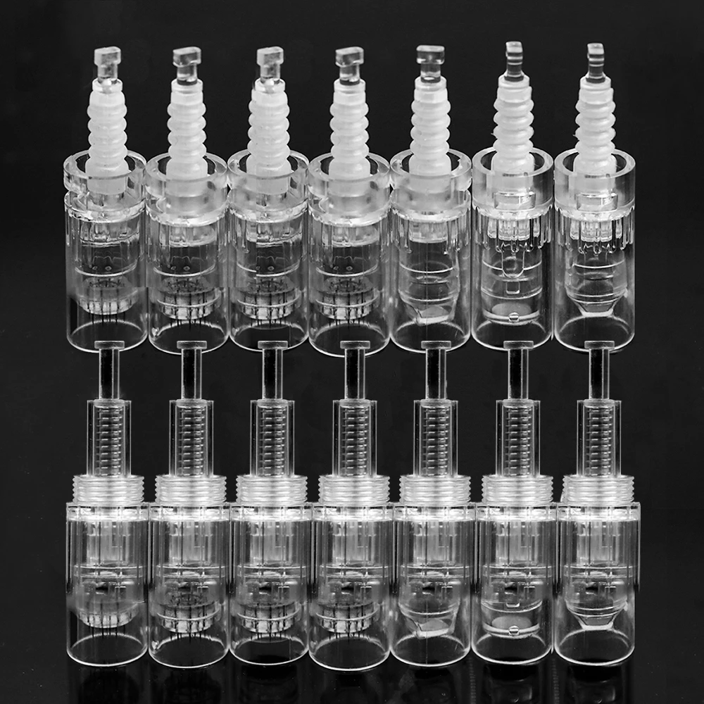 5/10 Stück Dr.imp Pen Nano-Patrone Microneedle Tips Bajonett/Schraube Mikronadeln Derma Pen Microneedling Dermapen Microneedling