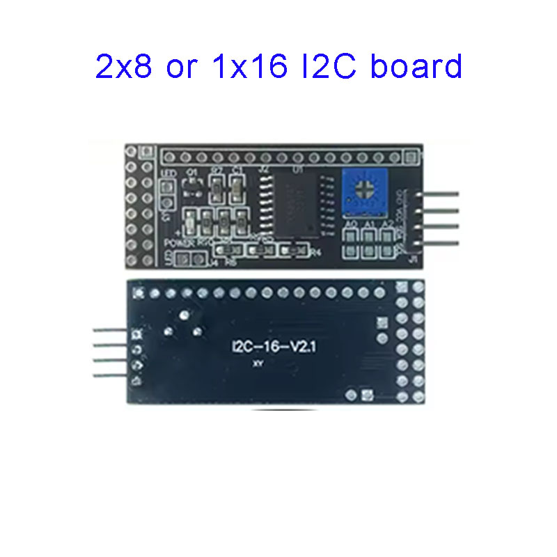 Serielles IIC / I2C / TWI Convert Board Modul für 0802 2002 4002 2402 Doppelstift-Zeichen-LCD-Modul-Display