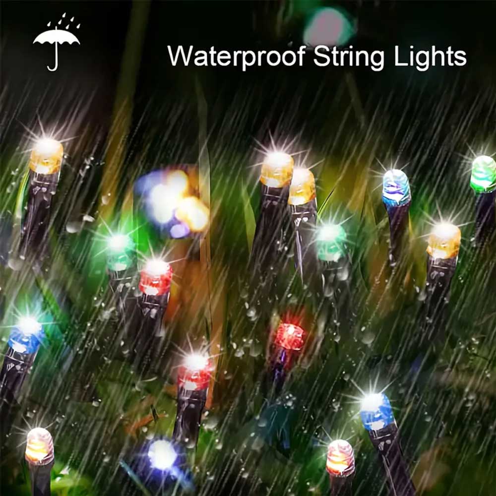 1 Stück 30/50/100/200led Solar Outdoor wasserdichte Stern lichterkette