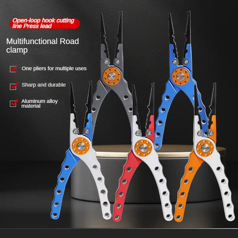 Pinze da pesca Linea Cutter Nodo multifunzionale Forbici in lega di alluminio Gancio di rimozione 150g 20CM Attrezzatura da pesca