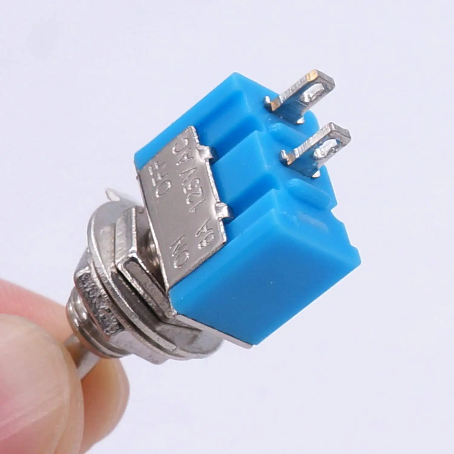 10pcs DPDT Mini interruptor de alternância 2 pinos 2 posições liga/desliga interruptor de alternância miniatura 6A 125V interruptor de alternância
