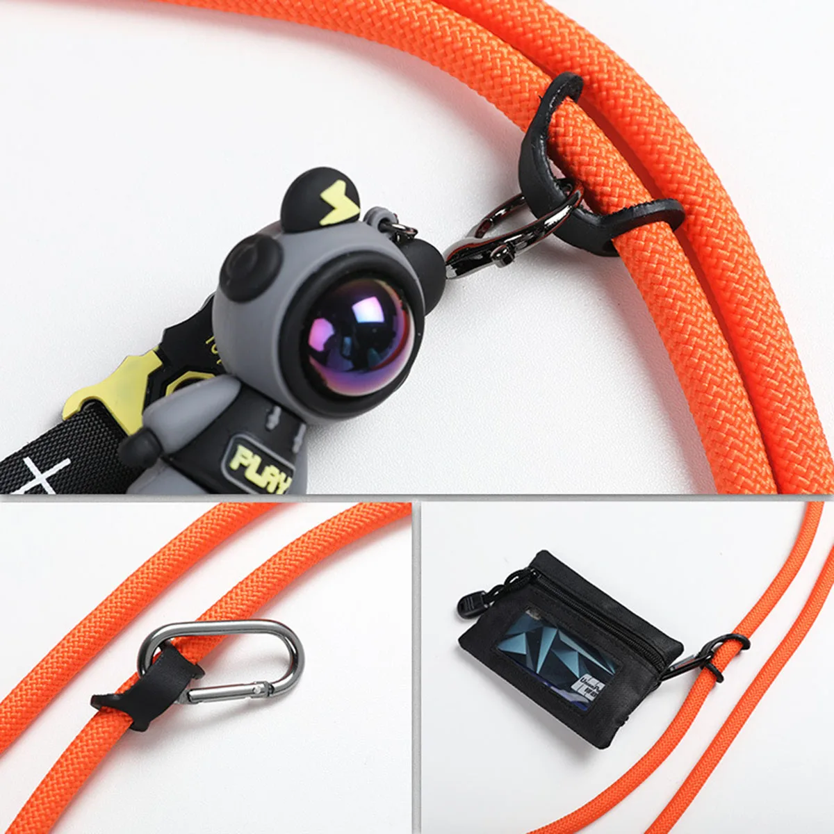 Universele mobiele telefoonkoord Universele crossbody hangende schouderriem Afneembaar nekkoord Anti-verloren lanyard