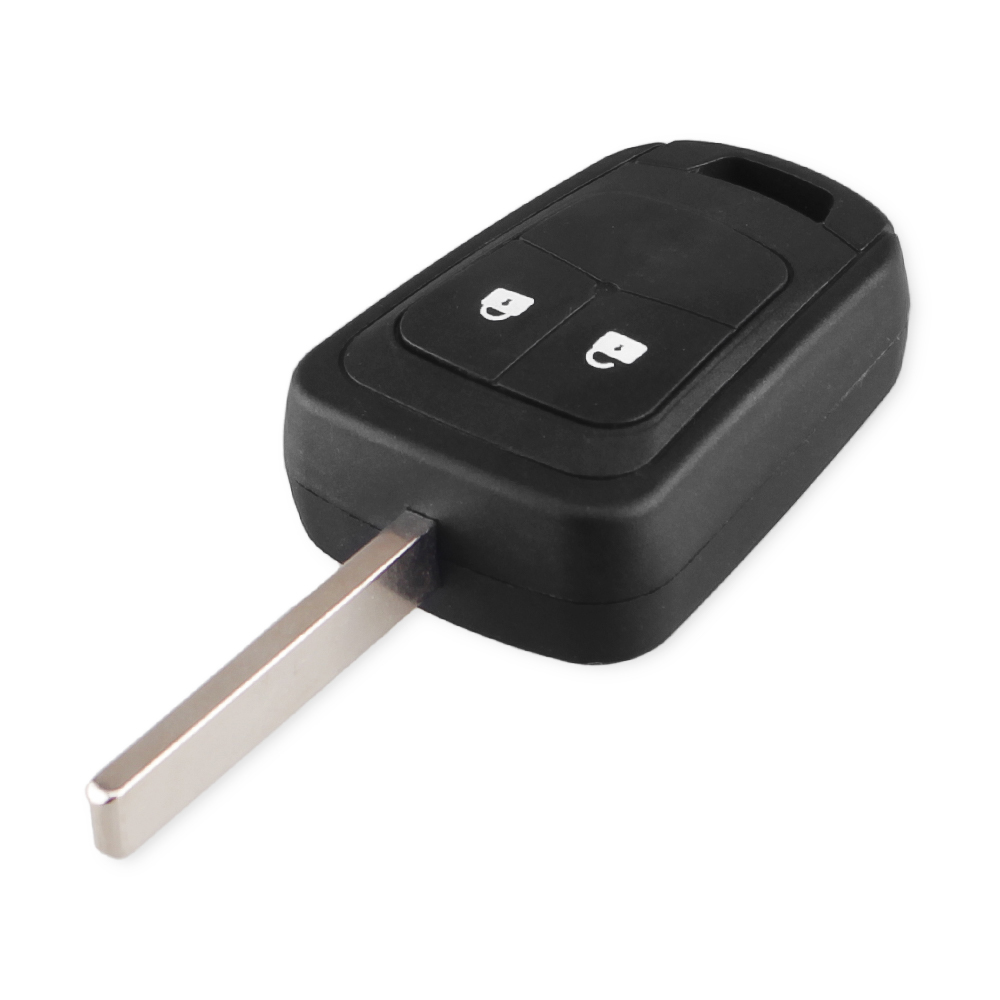 KEYYOU 2/3 ボタン車リモートキーシェル Fob ケースシボレーアベオクルーズオペルマリブソニック交換 HU100 キーブレード