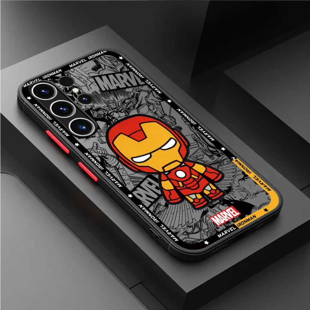 Чехол Cartoon Marvel Spiderman Groot для Samsung Galaxy A14 A24 A13 A73 A23 A53 A54 A34 A33 A72 A22 A52 5G A32 Soft Cover