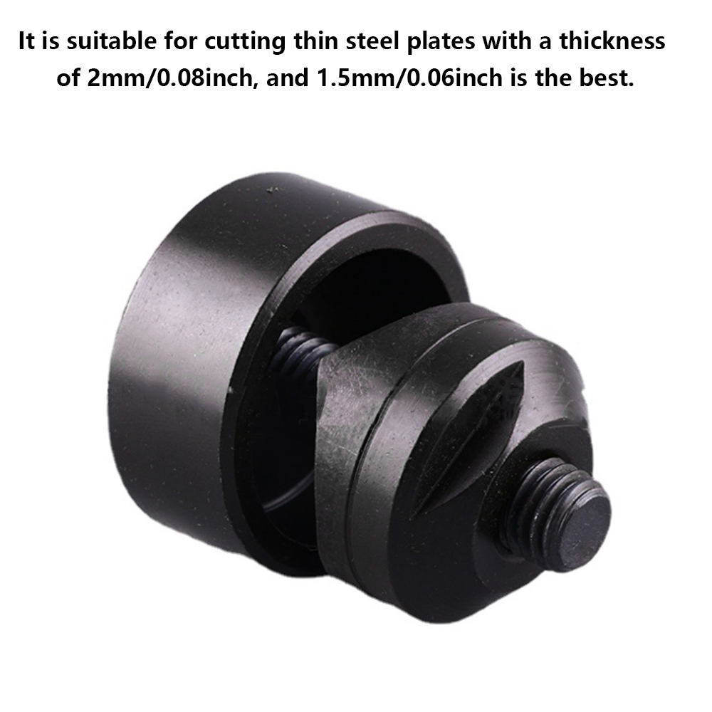 穴パンチベアリング鋼板金 16 ミリメートル-50 ミリメートル複数のサイズ滑り止め穴オープナー木工パンチング切削工具