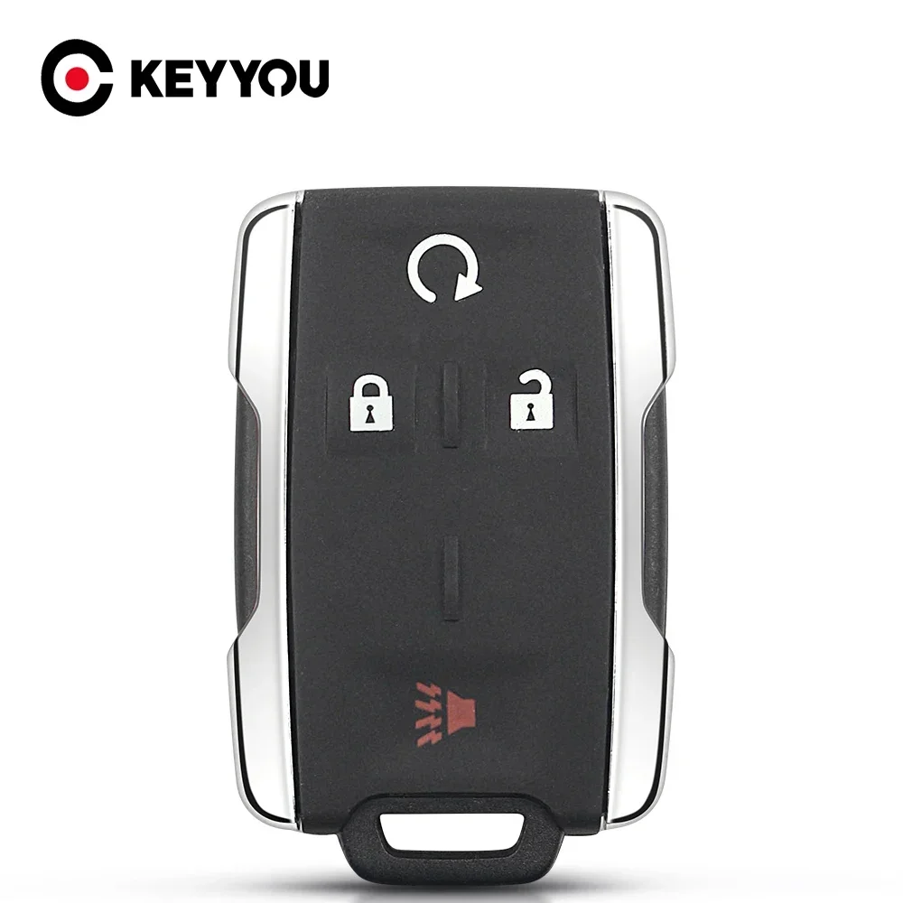 KEYYOU carcasa de llave remota inteligente para Chevrolet Silverado 1500 3500 2500 Colorado GMC Sierra Canyon Tahoe 2014-2106 2017 2018