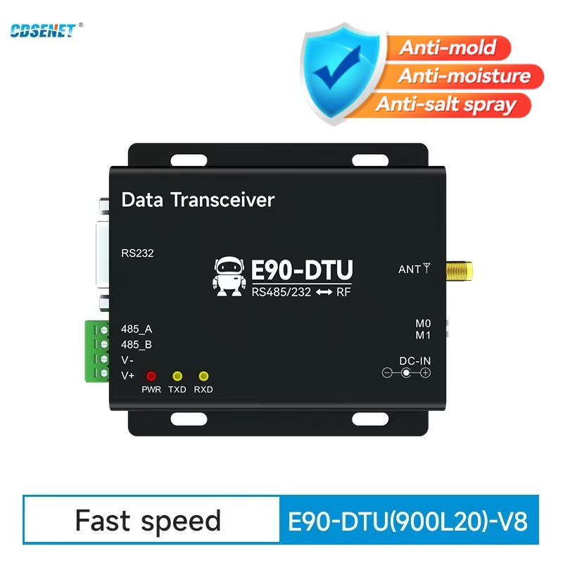 868-915 MHz LoRa SX1276 RS485 RS232 Sender Empfänger E90-DTU(900L20) CDSENET 20 dBm Fern 3 km Watchdog