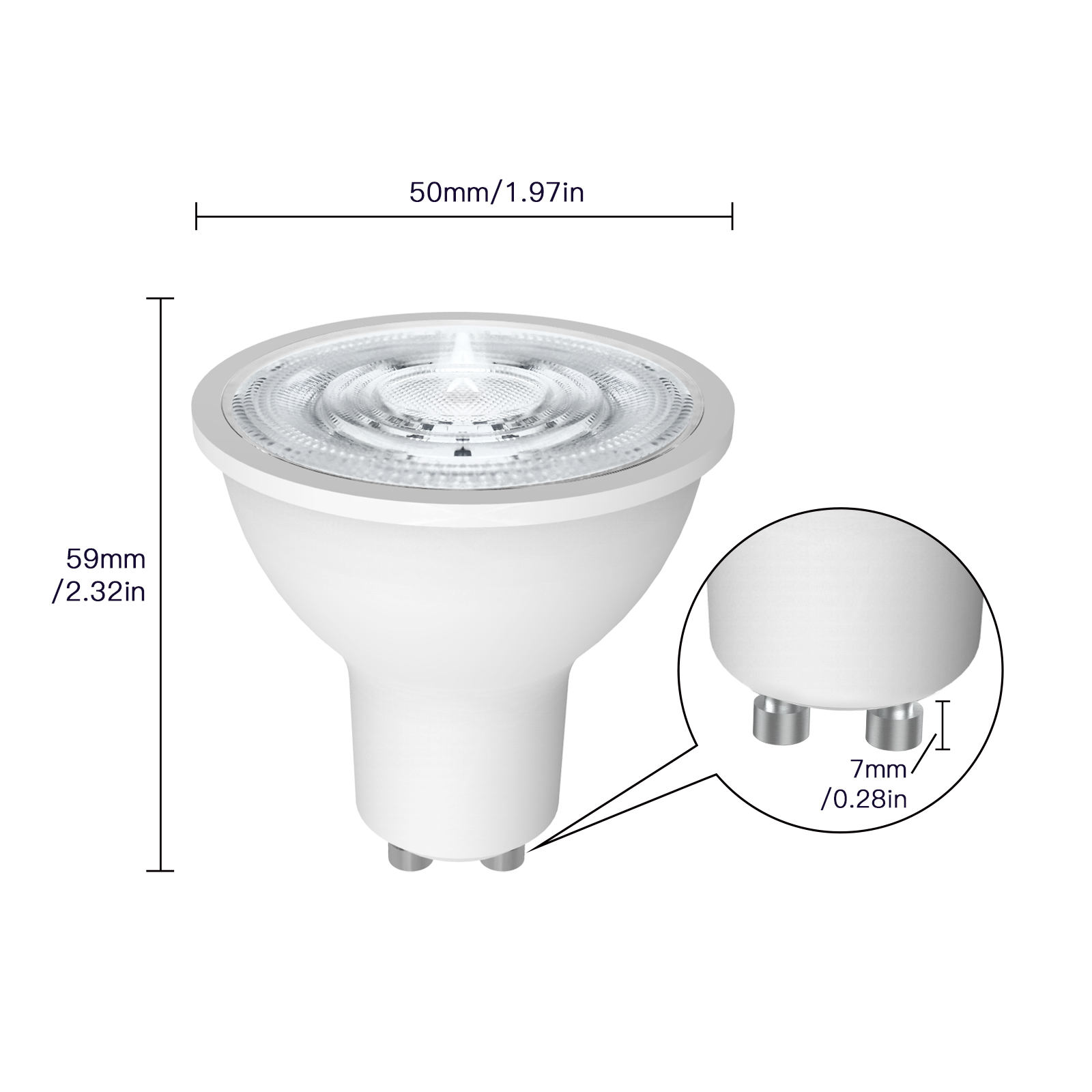 MOES Tuya ZigBee GU10 WIFI Smart LED lampadine RGB C + W bianco 5W lampade dimmerabili Smart Life APP Control lampadine funzionano Alexa/Google