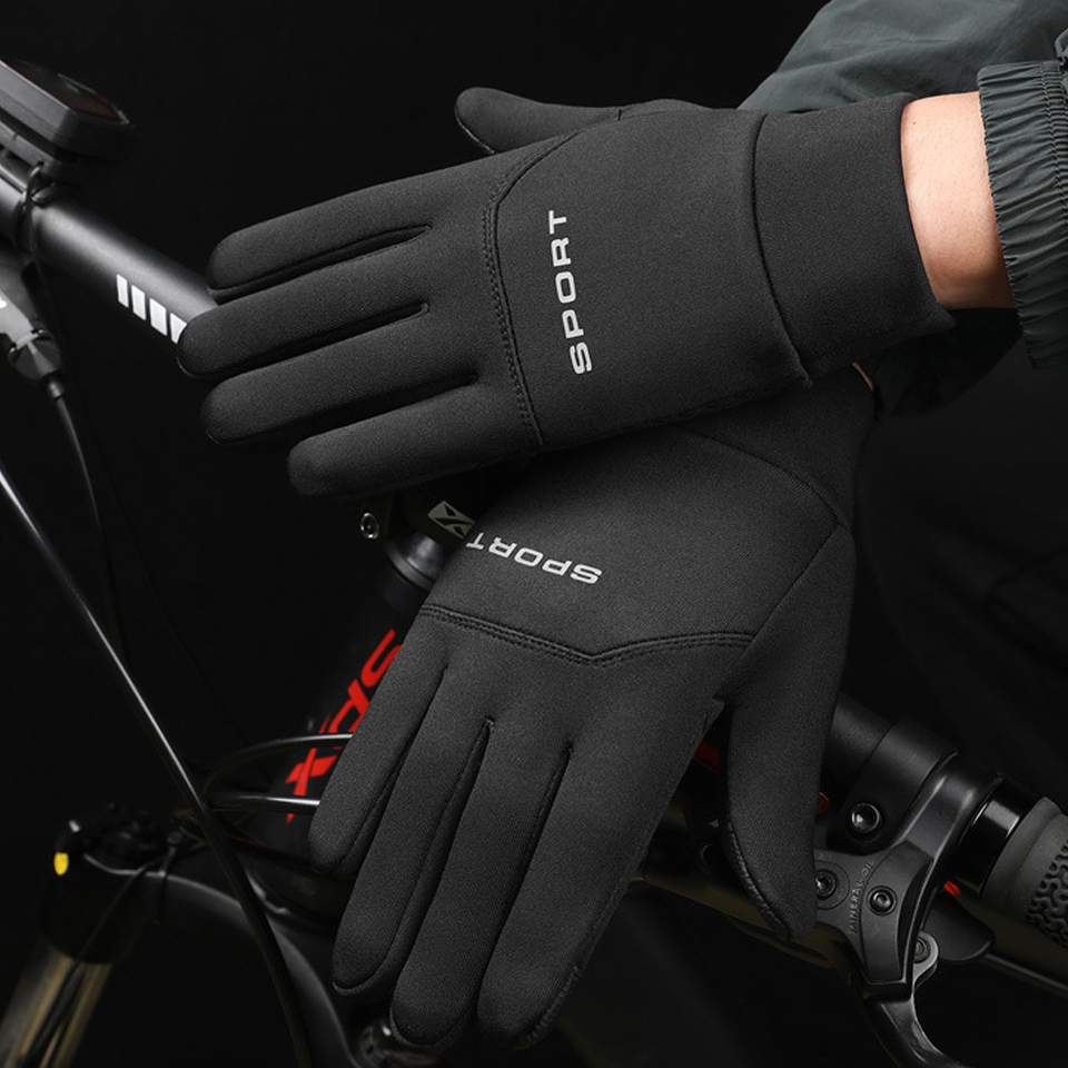 LOOGDEEL gants de Ski imperméables coupe-vent hiver cyclisme course Ski chaleur gants de sport écran tactile doigts complets antidérapant
