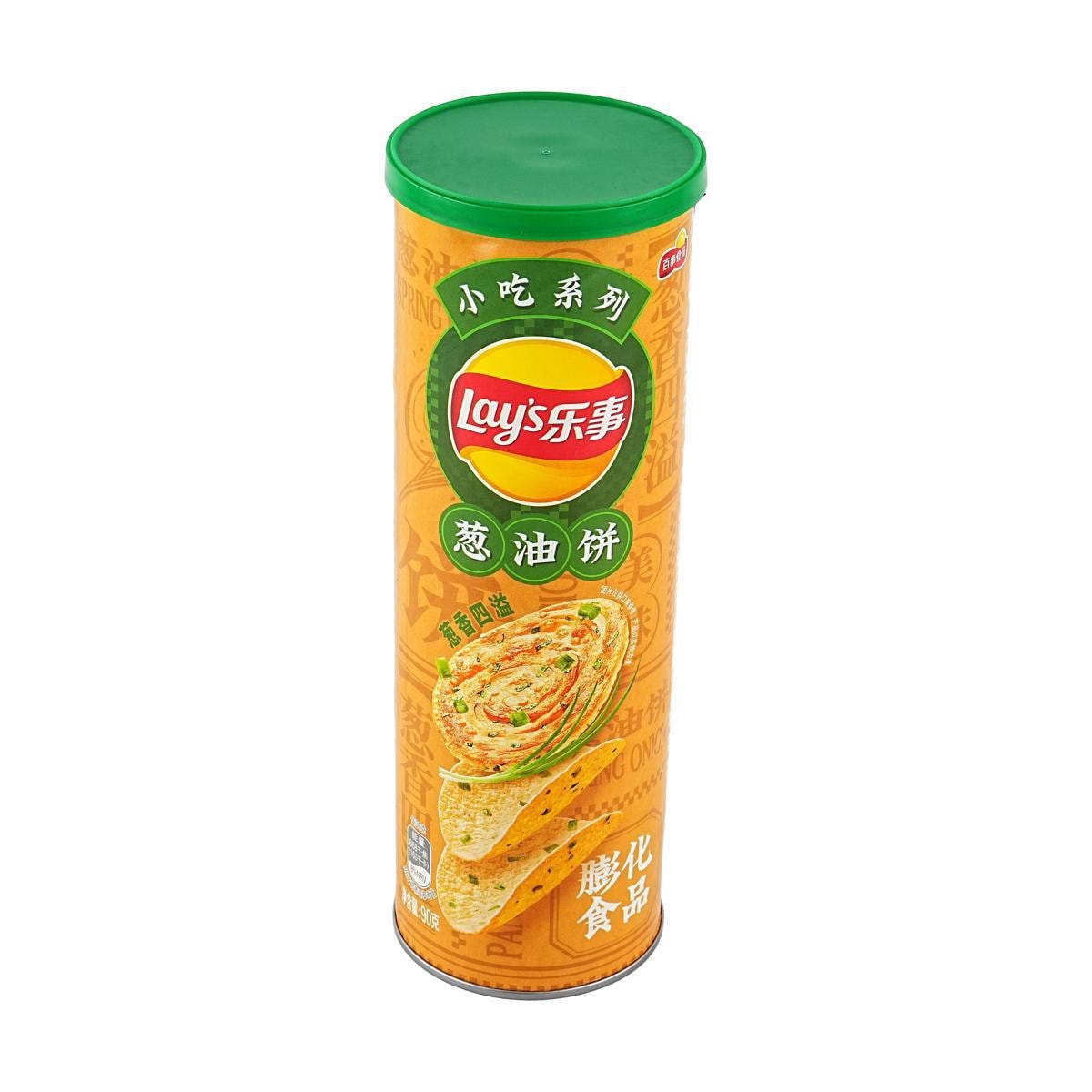 [8Packs] Lay's Potato Chips Scallion Pancake Flavor 3.17 oz*8Packs