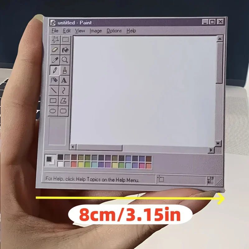 50-Sheet Square Sticky Notes Pad - Perfect for Students & Office Decor Aesthetic Tear-Off Memo Paper