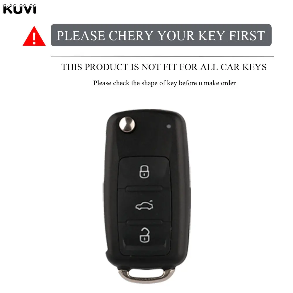 TPU 車フリップキーケースカバーシェル Fob フォルクスワーゲン VW ポロゴルフパサートティグアンビートルキャディ Eos シュコダオクタビアシートレオンアルテア