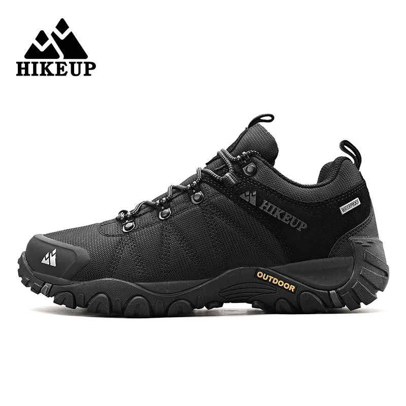 HIKEUP Rutschfeste Herren-Wanderschuhe, atmungsaktiv, verschleißfest, spritzwassergeschützt, Klettern, Herren-Sneaker, Tourismus, Bergschuhe