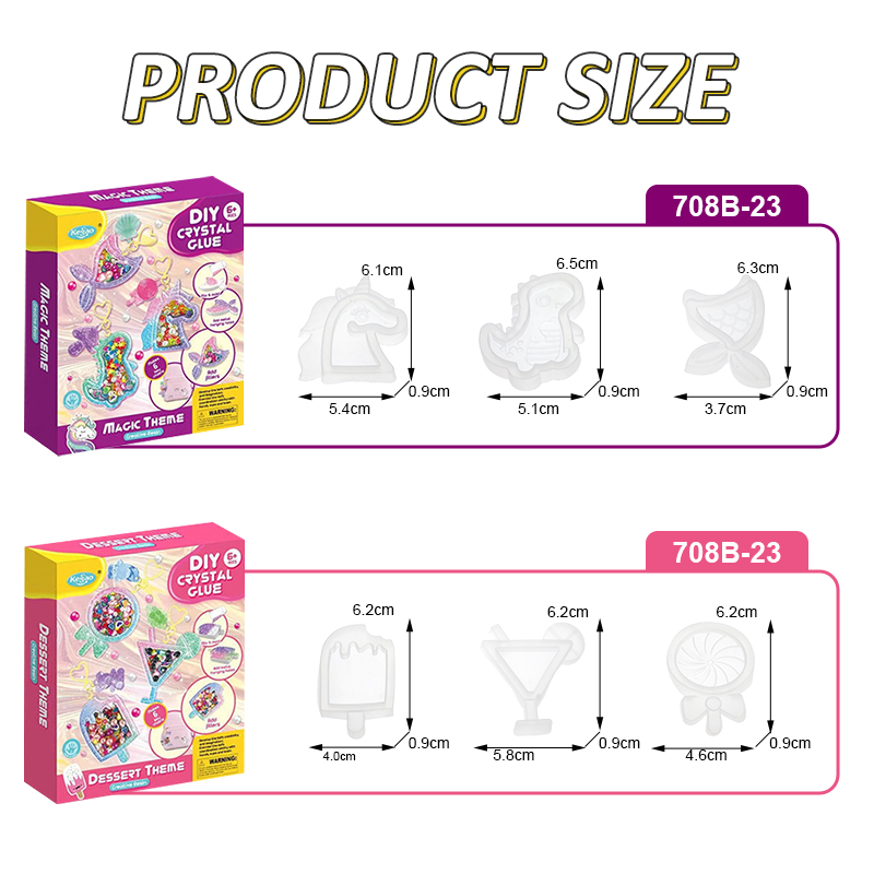 Kinder-DIY-Kristallkleber-Schlüsselanhänger, wunderschönes Kunsthandwerksset für 6 Jahre ältere Mädchen, Geburtstagsgeschenk