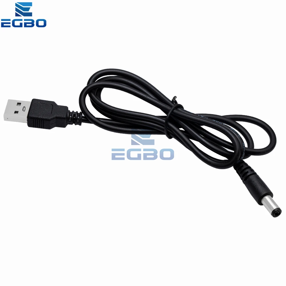 EGBO USB Power Boost Line Dc 5v a Dc 9v / 12v Step Up Modulo Convertitore USB Cavo Adattatore Spina 2.1x5.5mm