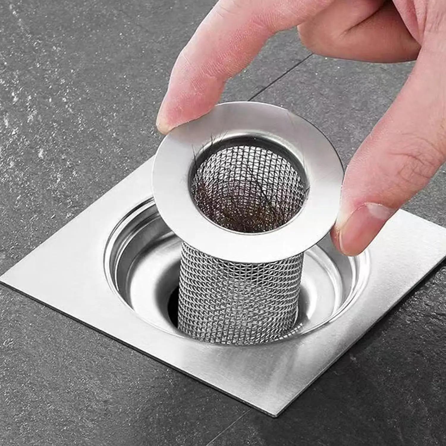 Anti-clog Floor Drain Filter Mesh Stainless Steel Sink Bathtub Hair Catcher Shower Leak Net Strainer Bath Plug Kitchen Tools