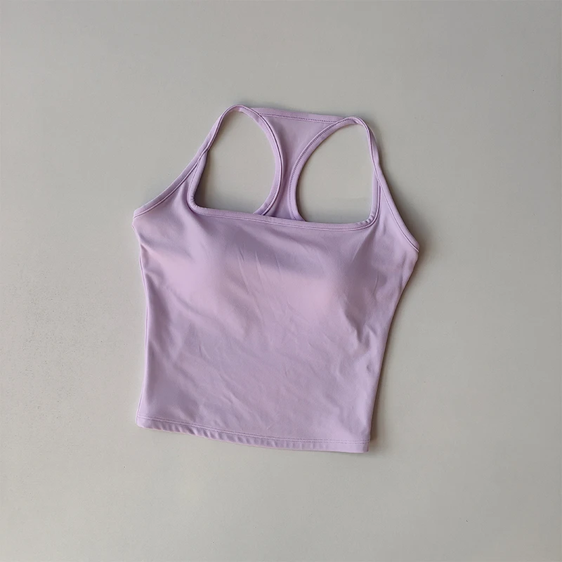 เสื้อกีฬากันกระแทก I-รูปกลับ Quick-drying เสื้ออเนกประสงค์สีตัดกันพิลาทิสโยคะเสื้อกั๊กฟิตเนส Bra สําหรับผู้หญิง