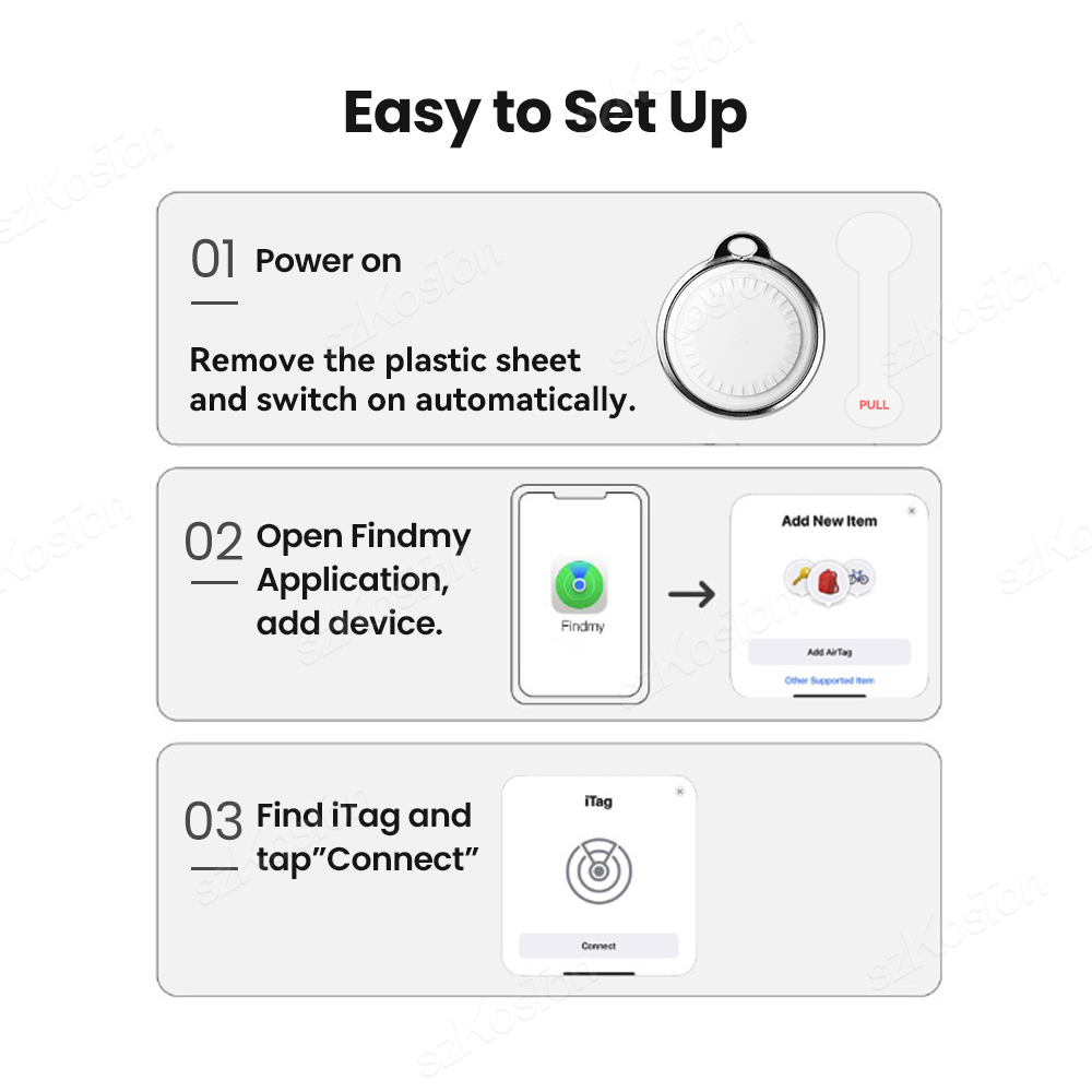 Smart Key Finder Locator GPS Tracking Device Bluetooth-compatible For  Anti-Lost Tag Alarm Reminder Work With Apple Find My