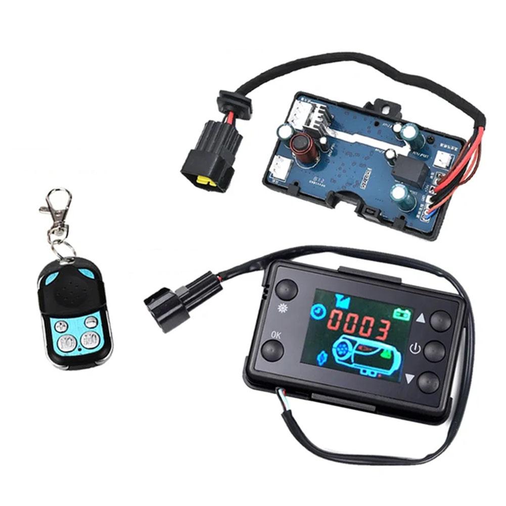 12V 24V エアディーゼルエアヒーター LCD モニタースイッチ、コントロールボードマザーボード、リモコン付きカーパーキングヒーター制御用