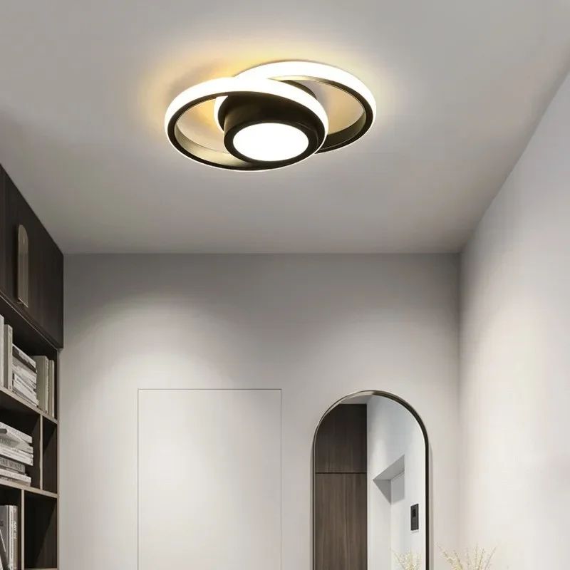 3 helle Farbe LED Decken leuchte moderne dimmbare Schlafzimmer Kronleuchter Decken leuchten für Esszimmer Wohnzimmer nordischen Gang Lampe