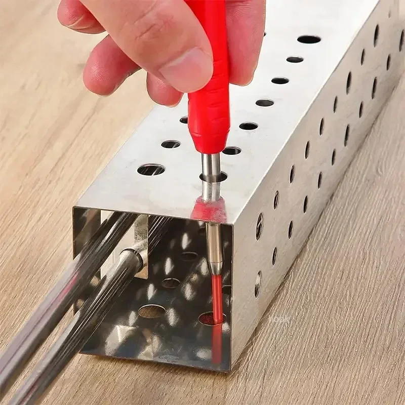 Sacapuntas de carpintero sólido, sacapuntas incorporado adecuado para carpintería, lápiz mecánico de arquitecto, Kit de marcado de Agujero profundo