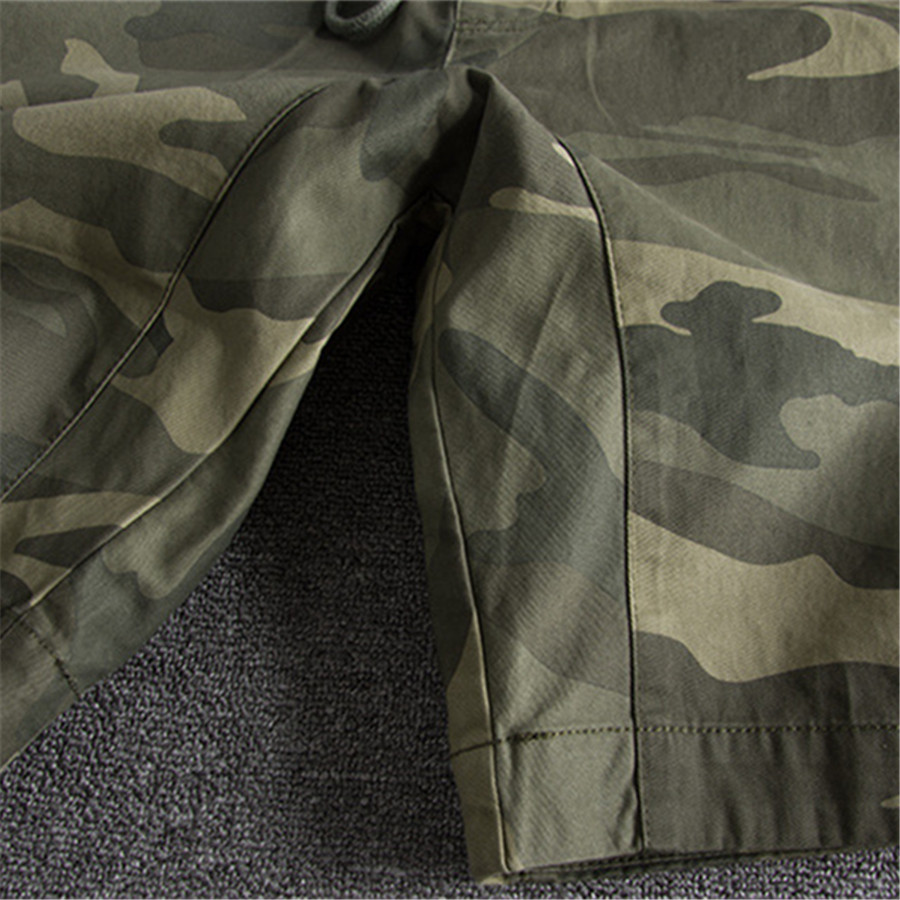 2024 verão homens camuflagem shorts casual cintura elástica conforto solto calças de jogging algodão carga ginásio correndo shorts praia