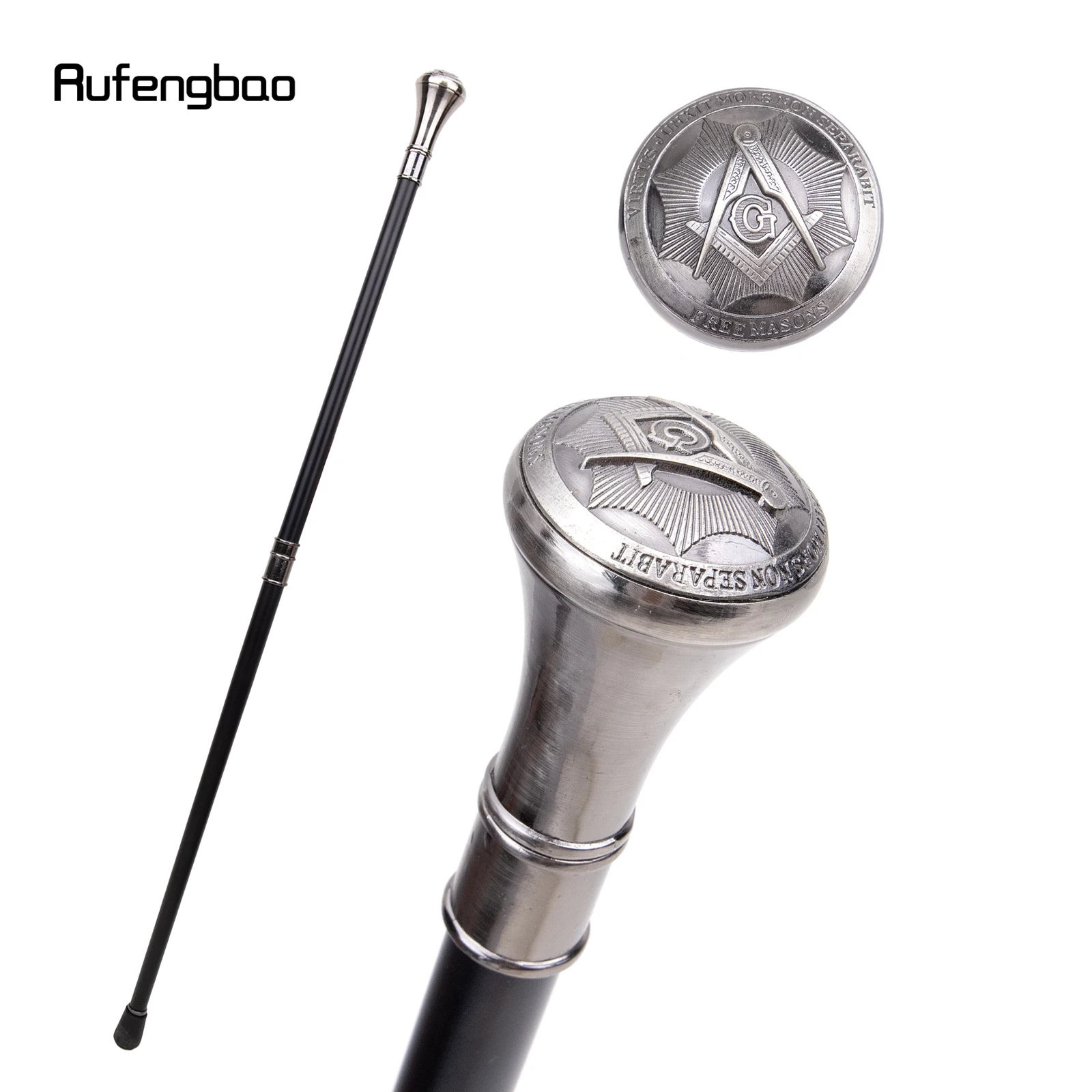 Masonería masones VG tótem alivio bastón para caminar bastón de moda Caballero Crosier perilla bastón 93cm