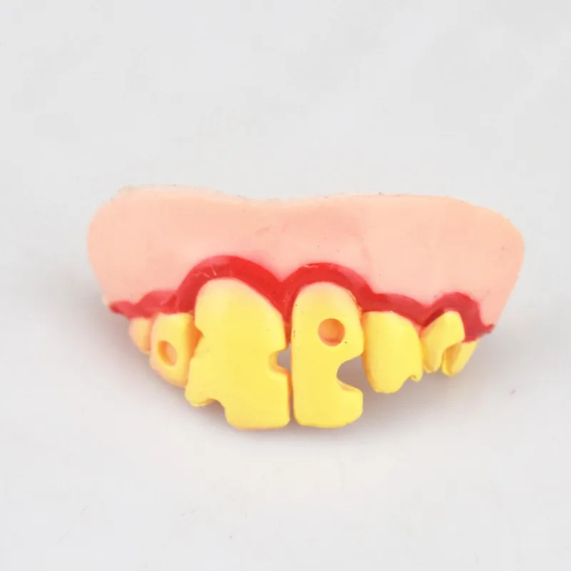 8PCS Gags Practical Differen Funny Gags Practical Jokes Prank Freak False Teeth Set Halloween/April Fool's Day Gift Wacky Toys