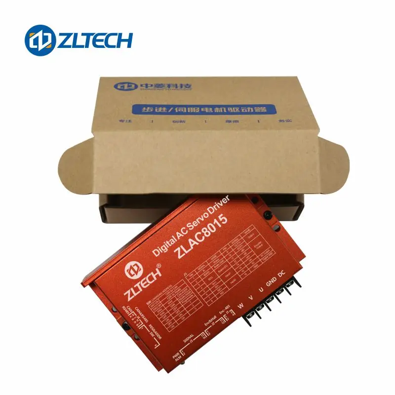 Zhongling CANopen RS485 3 Phase 24V 36V 48V DC 15A-30A 500W Brushless Hub Servo Motor Driver Controller For Disinfection Robot