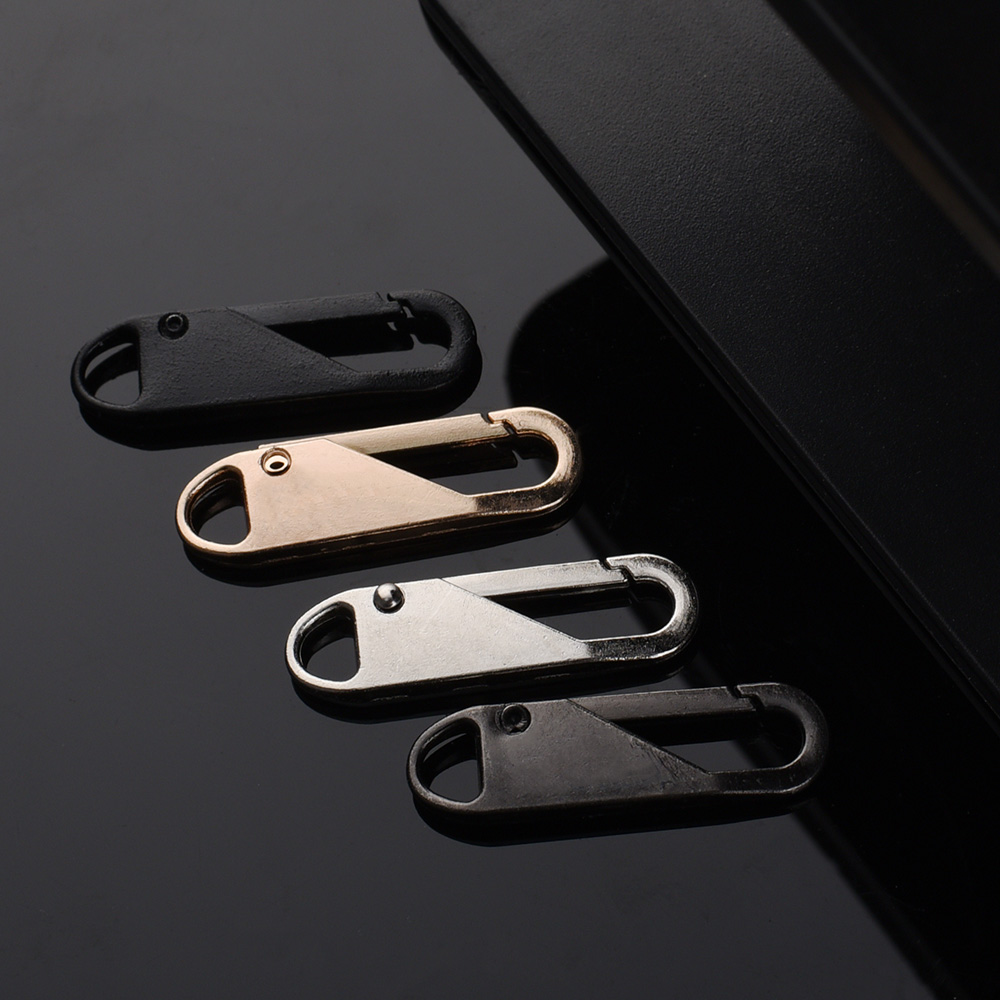 5 pçs substituição universal zíper slider liga de metal remoção extrator saco de bagagem zip cabeça diy artesanato costura ferramenta kit reparo