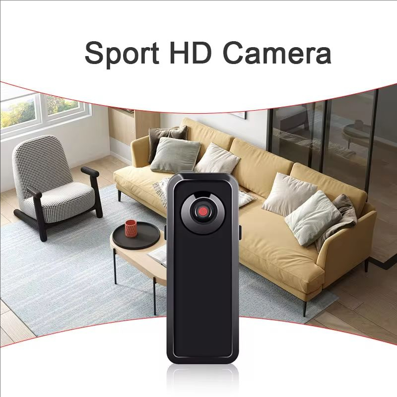 Videocamera portatile Mini HD DV Videocamera con supporto Videoregistratore Nanny Security Cam Sport DVR Webcam per la sicurezza dell'ufficio domestico