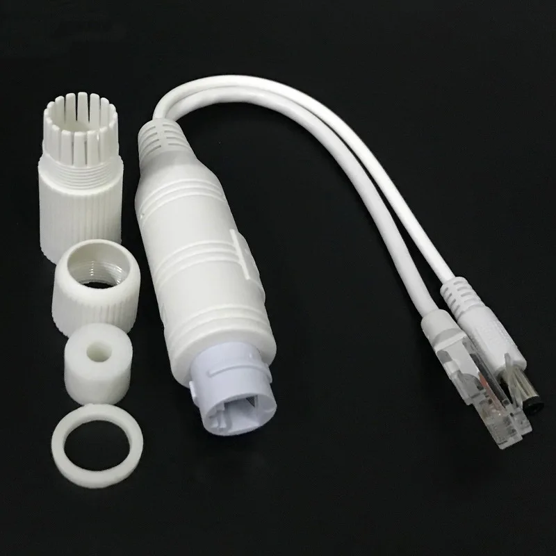 Cable divisor impermeable IEEE802.3af, módulo de fuente de alimentación, separador de 12V, 15,4 W, 48V