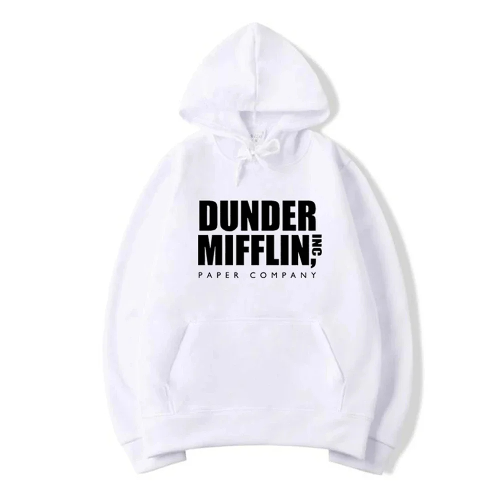 2025 The Office Dunder Mufflin INC Papier Hoodie Dwight Schrute Sweatshirt Männer Frauen Hoodies Casual Pullover Kapuzenpullover
