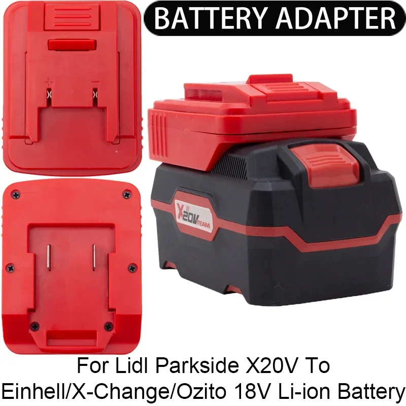 Адаптер/конвертер для инструмента Einhell X-Change/OZITO 18 В Li-ion на Lidl Parkside X20 В Li-ion, аксессуар для электроинструмента