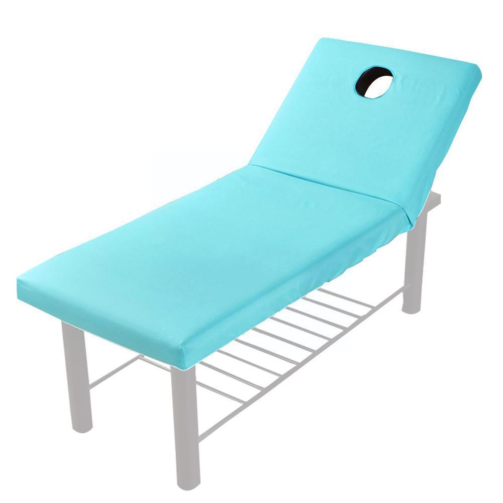 Mesa de masaje de Color puro, sábana ajustable elástica para masaje completo, Spa, banda de goma para cama, cubierta con orificio, cubierta para la cara, tratamiento del aliento W Z2j8