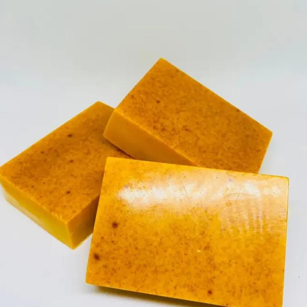 100g Kurkuma Handgemaakte Zeep, Citroen Kojiczuur Zeep, Douche- en Gezichtszeep lichaamsverzorging 1/3/5pcs