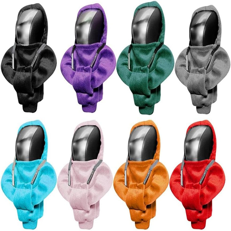 Shift de engrenagem mini capa com capuz capa de mudança de engrenagem alça decoração se encaixa manual automático universal alavanca de mudança do carro decoração interior