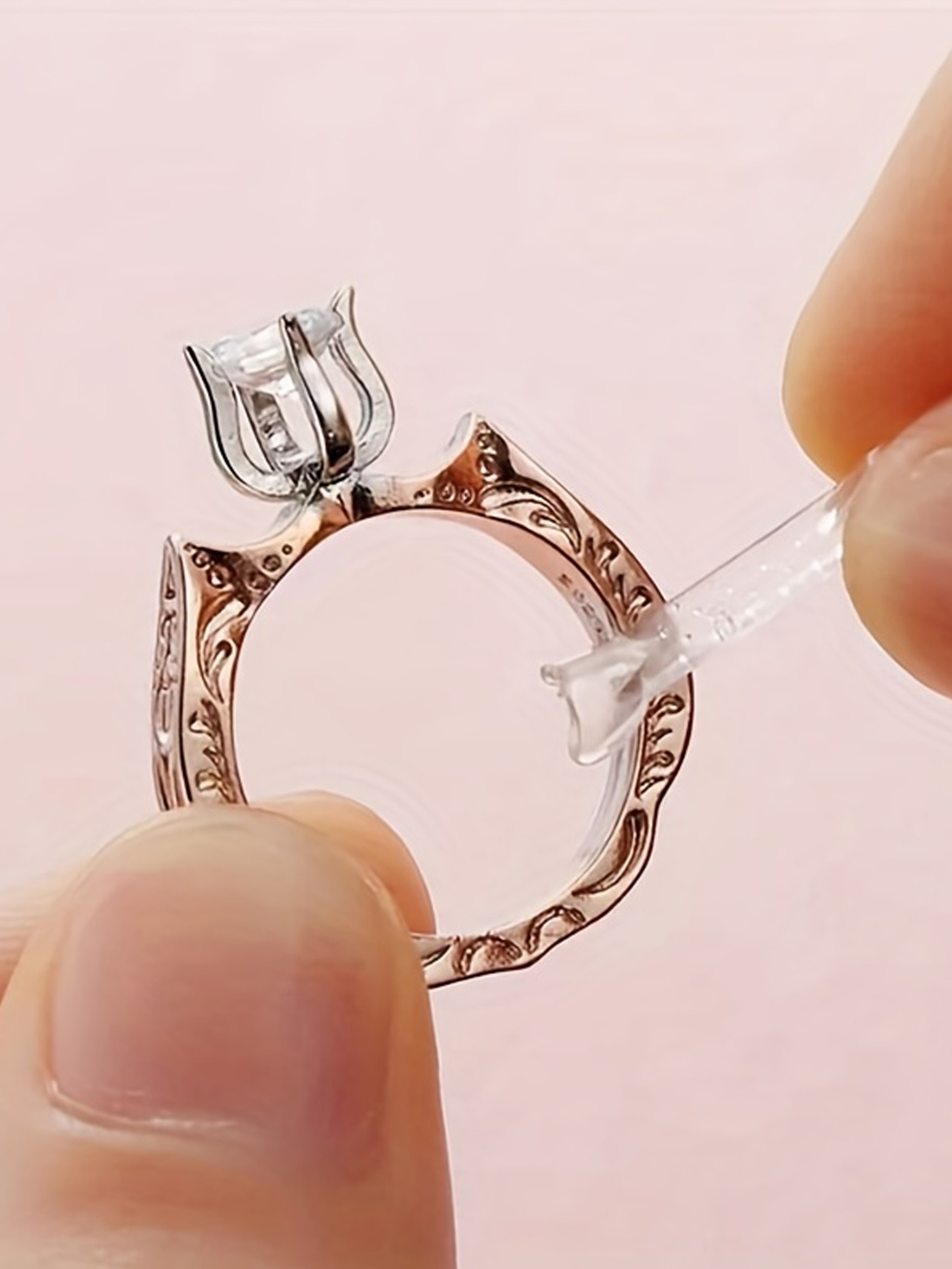 Juego de 12 almohadillas para ajuste de anillos.