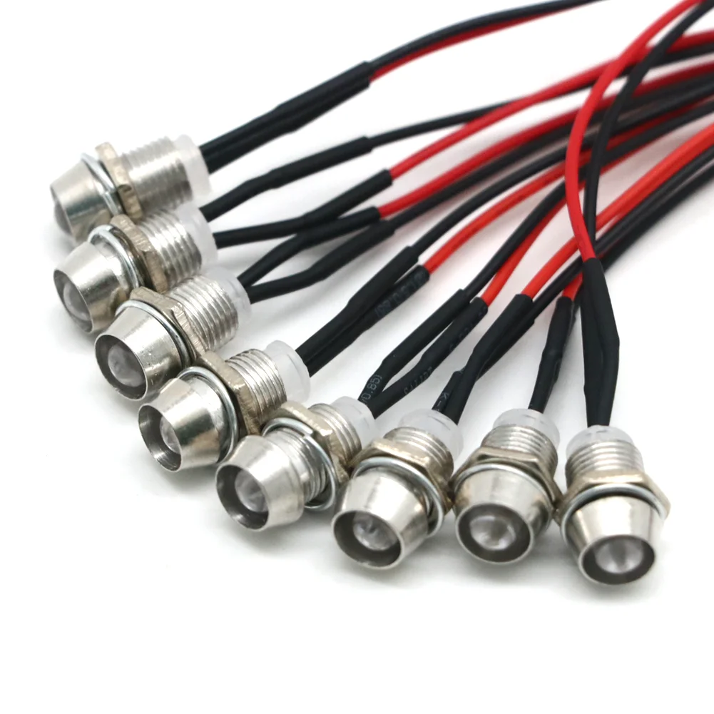 2 / 4 / 6 / 8 luces 70cm de longitud RC LED faros nocturnos faros 3/5mm luz LED para modelo de coche trepador de deriva para coche RC