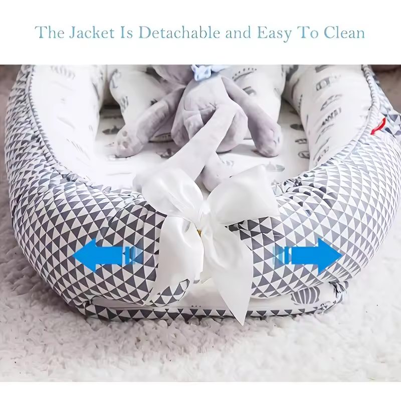 Cama infantil para dormir, berço para recém-nascidos com cerca, berço para dormir seguro