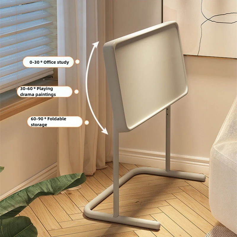 Cama de pie para oficina, ordenador ergonómico, portátil ajustable, escritorio moderno, plegable, minimalista, en forma de L, para juegos de regazo, esquina portátil