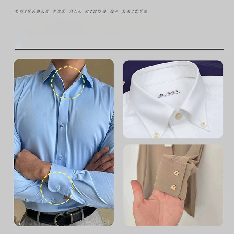 Botones extensores de cuello para pantalones vaqueros, camisa elástica de cintura, traje, amplificadores de cuello, accesorios de hebilla Unisex reutilizables y flexibles