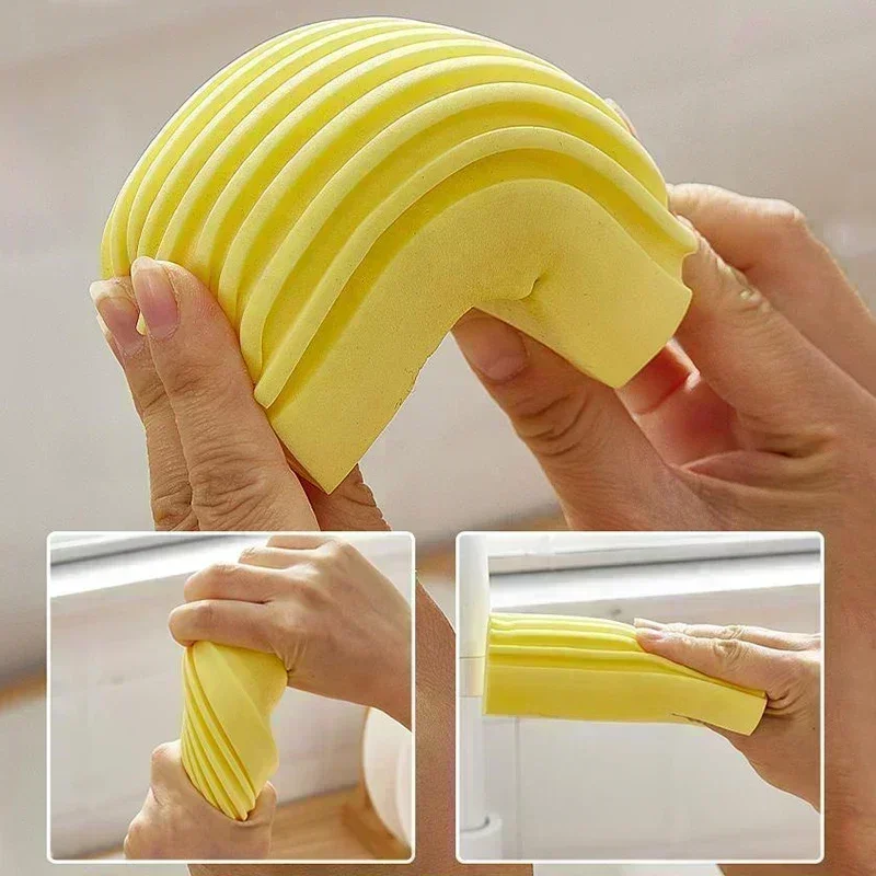 Éponge de nettoyage magique réutilisable pour la vaisselle, éponge de nettoyage de la poussière PVA pour voiture, multifonction, forte absorbante, réutilisable pour la maison
