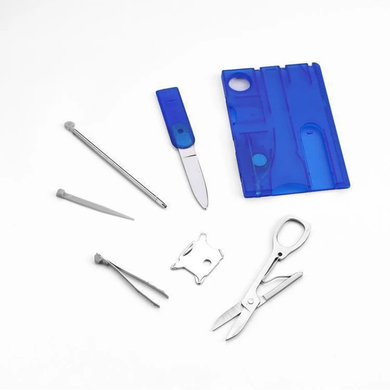 Outdoor Multi-functional Swiss Army Knife Card, Portable Survival Tool Card, Screwdriver, Camping Maintenance Emergency Tool