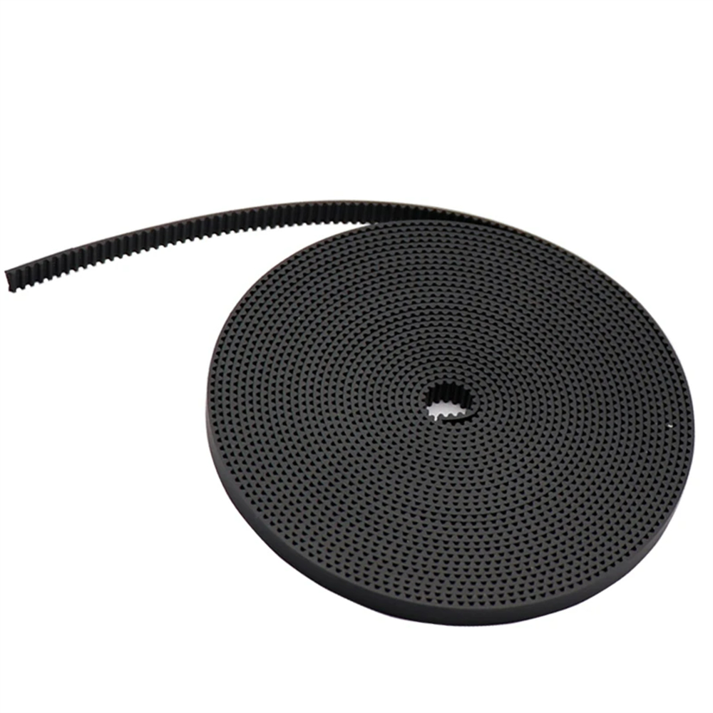 1M/2M/5M GT2 Pasek GT2-6mm Otwarty pasek rozrządu Szerokość 6mm Pasek Gumowe włókno aramidowe przycięte do długości do części drukarek 3D