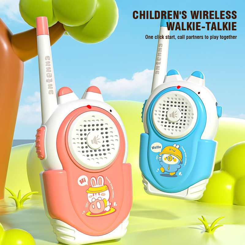 2 Stück 500m Walkie Talkies Mini tragbare Hand Zwei-Wege-Radio Spielzeug für Kinder Kinder Outdoor Inter phone Spielzeug für Kinder Geschenke