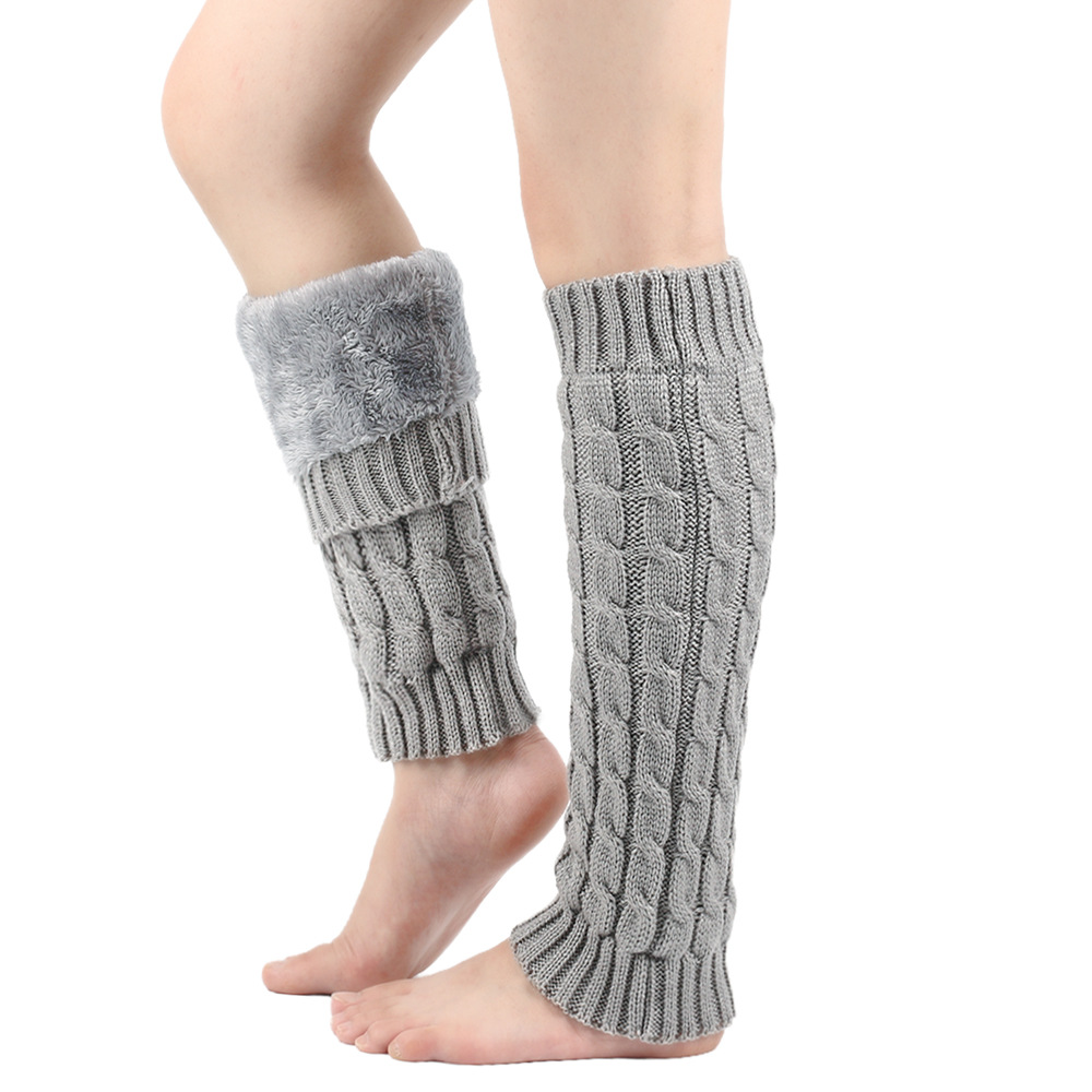 Neue Einfarbig Verlängert Beinlinge frauen Lange Socken Koreanischen Stil Gestrickte Warme Socken Herbst Winter Über Knie Boot Manschetten