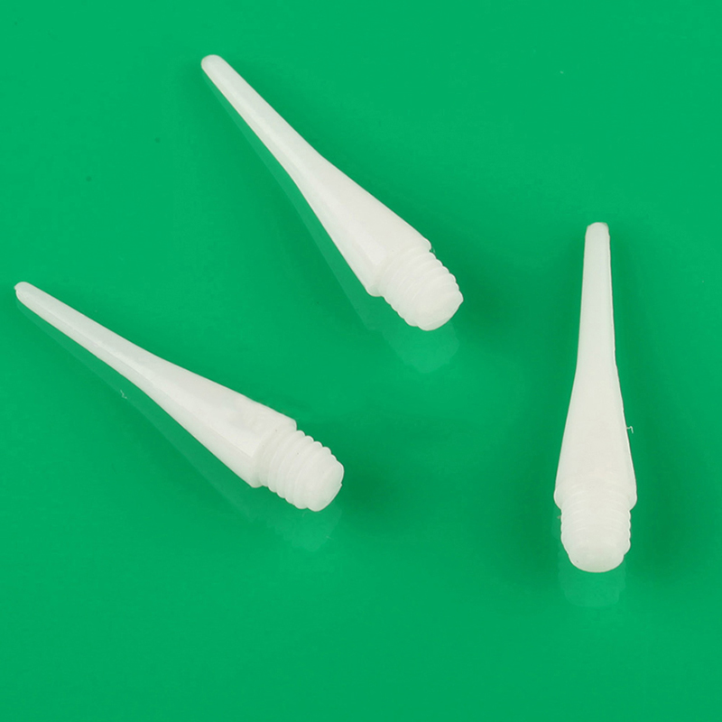 50PCS Soft Plastic Tips Points Needle Replacement White Parts New Safety Plastic Head Accessories