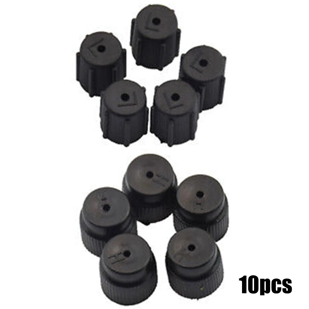 10 X R134a tapa de aire acondicionado tapa de sellado de CA 5 uds alta presión 16mm + 5 uds puerto de carga de coche tapas de sistema de CA Accesorios