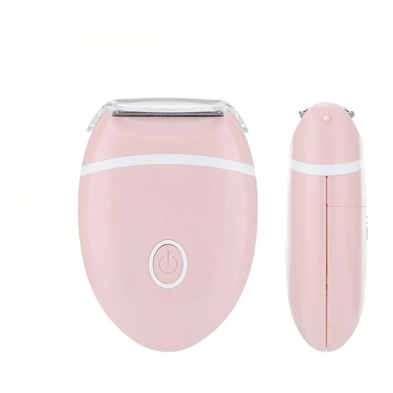 Mini rasoio elettrico per donna Rasatura indolore e sicura dei peli delle gambe/Capelli del braccio/Capelli sotto le ascelle/Tagliacapelli per area intima Esclusivo da donna